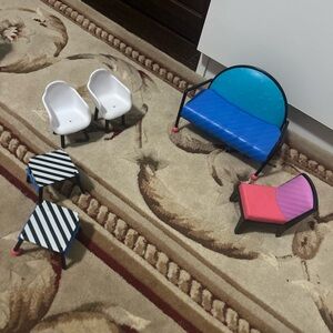 Colorful L.O.L. Surprise! Dollhouse Furniture Set